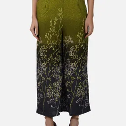 Moda Rapido Women Printed Smart Flared Trousers-picture-25