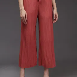 TANDUL Women Solid Regular Fit Parallel Trousers-image-104