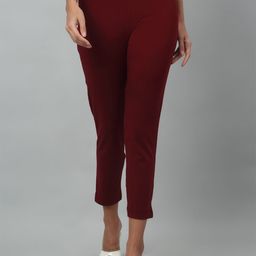 Cantabil Women Mid-Rise Cropped Ethnic Trouser-image-75