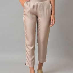 AURELIA Women Mid-Rise Cropped Cigerette Trousers-image-59