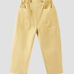 StyleCast Kids Yellow Mid Rise Cotton Regular Trousers-image-74