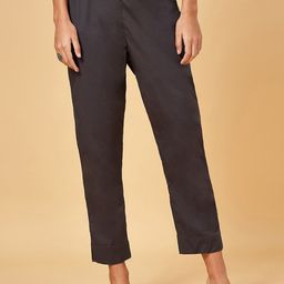 RANGMANCH BY PANTALOONS Women Mid-Rise Regular Trousers-picture-9