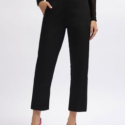 Iconic Women Mid Rise Regular Fit Trousers-image-40