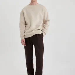 DeFacto Men Mid Rise Regular Trousers-image-86