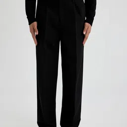 DeFacto Men Mid-Rise Parallel Trousers-image-43