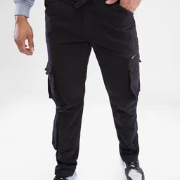 SPYKAR Regular Fit Mid Rise Cargo Trousers-image-31