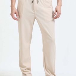 NEVER NEUD Men Relaxed Popcorn Traveller Trousers-image-94