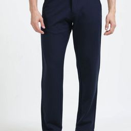NEVER NEUD Men Relaxed Tencil Leisure Trousers-image-93