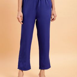 MINT STREET Women Mid-Rise Regular Trousers-image-94