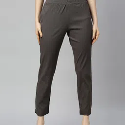 GOLDSTROMS Women Grey Cigarette Trouser-image-30