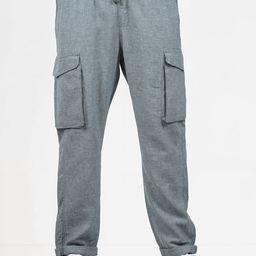 Celio Men Straight Fit Cargos Trousers-image-84