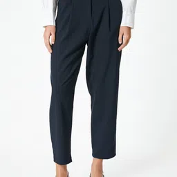Koton Women High-Rise Trousers-image-43