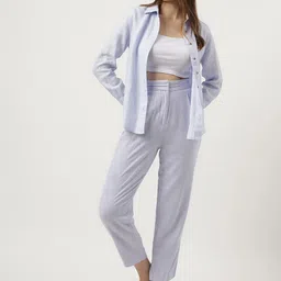 Marks & Spencer Women Tapered Fit High-Rise Trousers-image-70