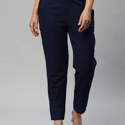 KAMI KUBI Women Original High-Rise Regular Fit Cigarette Trousers-image-90