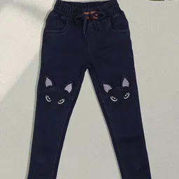 F2M Girls Embroidered Slim Fit High-Rise Trousers-picture-44