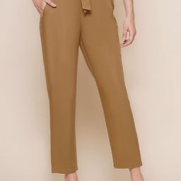 BAESD Women High-Rise Cropped Trousers-image-98
