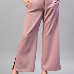 Hencemade Women Relaxed High-Rise Trousers-29