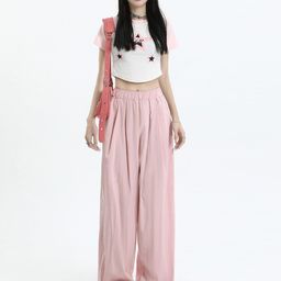 LULU & SKY Women High-Rise Parallel Trousers-image-61