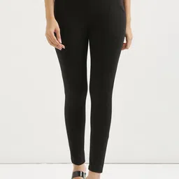SAADAA Women Skinny Fit High-Rise Stretchable Lycra Trousers-picture-23
