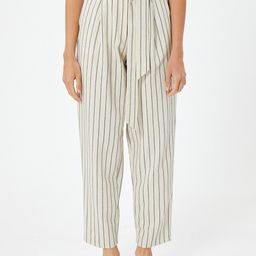 Koton Women Striped High-Rise Trousers-image-91