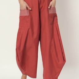 9rasa Women Relaxed Loose Fit High-Rise Trousers-picture-27