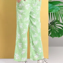 ARIAS By LARA DUTTA Girls Printed Flared Jodhpuris Trousers-image-82