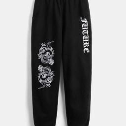 StyleCast Boys Black Animal Printed Original Jogger-image-77