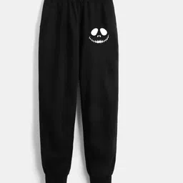 StyleCast Boys Black Printed Original Plain Flat-Front Slip-On Joggers-image-88