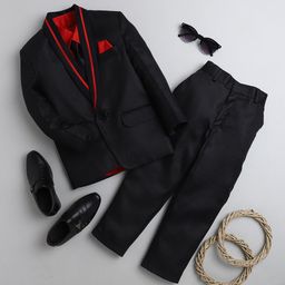 BAESD Boys Single-Breasted 4-Piece Suit-image-16