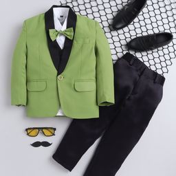 BAESD Boys Checked Five Piece Suits-picture-21