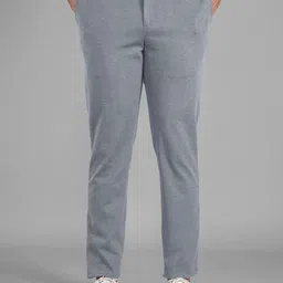 The Pant Project Men Mid-Rise Tailored Slim Fit Wrinkle Free Trousers-58