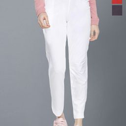 Dollar Missy Women Pack Of 3 Mid-Rise Relaxed Wrinkle Free Regular Trousers-picture-20
