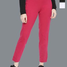Dollar Missy Women Pack Of 3 Relaxed Wrinkle Free Trousers-picture-16