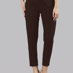 Femmora Women Regular Fit Comfort Pleated Trousers-image-75
