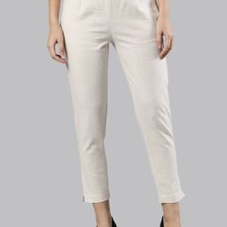 Femmora Women Comfort Straight Fit Mid-Rise Flat-Front Trousers-image-90