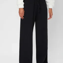 Stylecast X Slyck Women Comfort Loose Fit High-Rise Pure Cotton Pleated Trousers-image-27