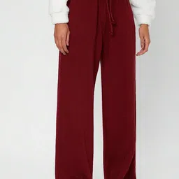 Stylecast X Slyck Women Comfort Loose Fit High-Rise Pure Cotton Pleated Trousers-image-74