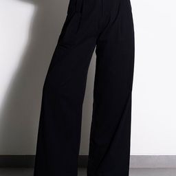 Ostilos Women Mid-Rise Pleated Parallel Trousers-image-58
