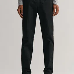 GANT Men Comfort Slim Fit Cotton Trousers-picture-27