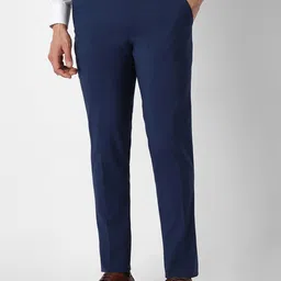 Peter England Men Slim Fit Formal Trousers-picture-38