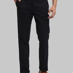 ColorPlus Men Cotton Slim Fit Trousers-picture-5