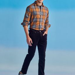 DAGERRFLY Men Slim Fit Corduroy Stretchable Casual Trouser-image-8