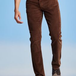 DAGERRFLY Men Slim Fit Corduroy Stretchable Casual Trouser-image-52