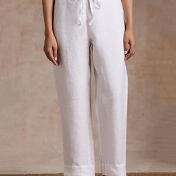 VASSTRAM Women Relaxed Slim Fit Trousers-image-82