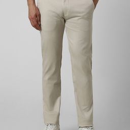 Peter England Casuals Men Printed Super Slim Fit Trousers-picture-2