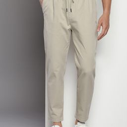 Calvin Klein Men Slim Fit Mid-Rise Cotton Trousers-image-75