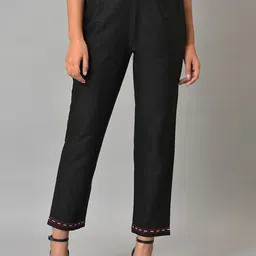 W Women Slim Fit Peg Trouser-image-57