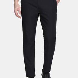 Blackberrys Men Black Slim Fit Trousers-image-26