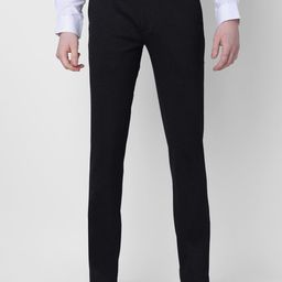 J Hampstead Men Slim Fit Mid-Rise Formal Trousers-image-27
