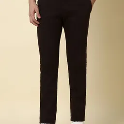 Allen Solly Men Mid Rise Slim Fit Cotton Trousers-image-97